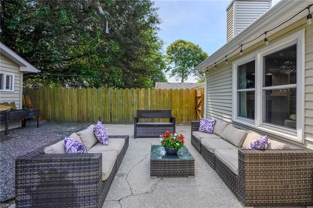 1964 Nettle St, Virginia Beach, VA 23453 - view of patio / terrace featuring an outdoor hangout area