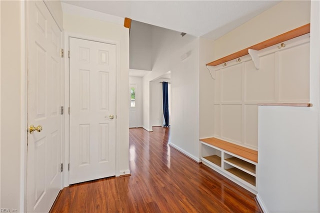 3015 Beech Grove Ln, Suffolk, VA 23435 - mudroom featuring wood finished floors and baseboards