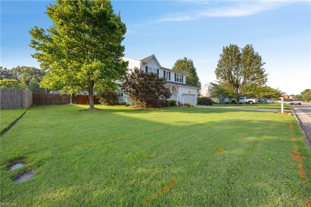 3015 Beech Grove Ln, Suffolk, VA 23435 - view of yard featuring an attached garage