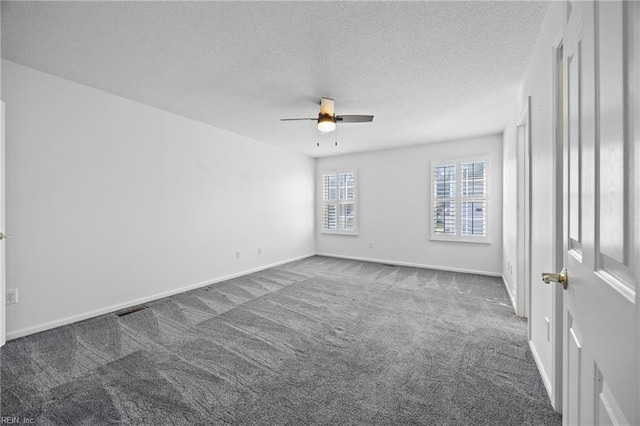3015 Beech Grove Ln, Suffolk, VA 23435 - carpeted empty room featuring ceiling fan and a textured ceiling