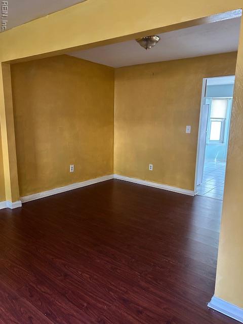 5207 Richard Rd, Virginia Beach, VA 23462 - empty room with dark wood-type flooring