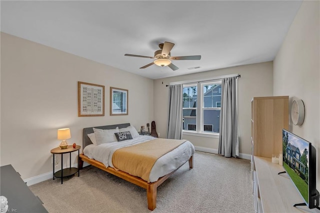 112 Gleneagles, Smithfield, VA 23430 - bedroom with light colored carpet and a ceiling fan