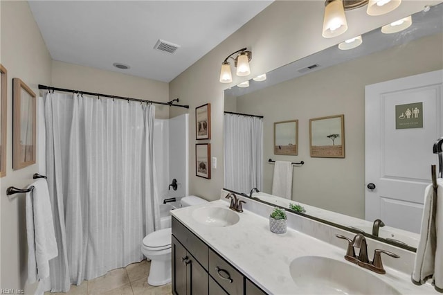 112 Gleneagles, Smithfield, VA 23430 - bathroom featuring double vanity and tile patterned flooring