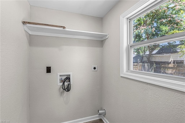 21 Rodgers Pl, Portsmouth, VA 23702 - laundry area with electric dryer hookup and hookup for a washing machine