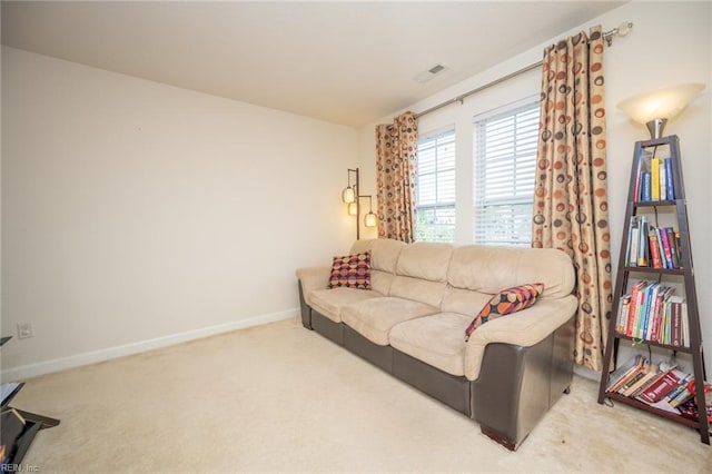 1304 Kemp Bridge Dr, Chesapeake, VA 23320 - living area featuring carpet flooring and baseboards