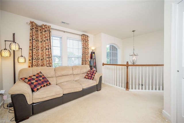 1304 Kemp Bridge Dr, Chesapeake, VA 23320 - living room featuring carpet flooring and baseboards