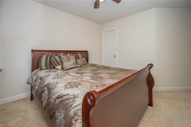 1304 Kemp Bridge Dr, Chesapeake, VA 23320 - bedroom featuring light carpet and a ceiling fan