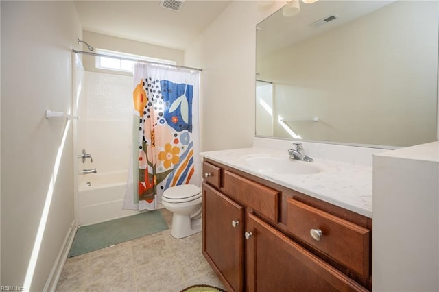 1304 Kemp Bridge Dr, Chesapeake, VA 23320 - full bath featuring vanity and shower / bath combo with shower curtain