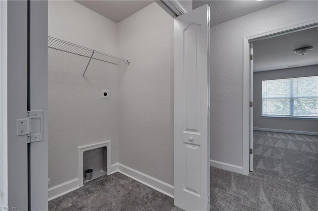 115 Pescara Ln, Newport News, VA 23601 - laundry area featuring hookup for an electric dryer and baseboards
