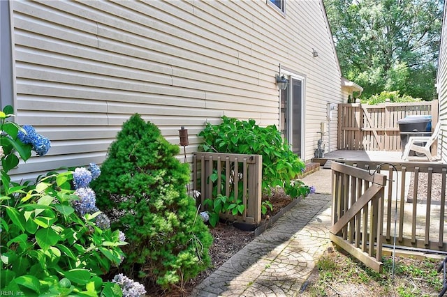2561 Elon Dr, Virginia Beach, VA 23454 - view of wooden deck