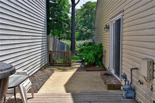 2561 Elon Dr, Virginia Beach, VA 23454 - view of wooden deck