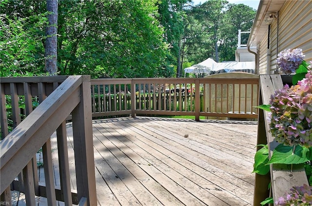 2561 Elon Dr, Virginia Beach, VA 23454 - view of wooden terrace