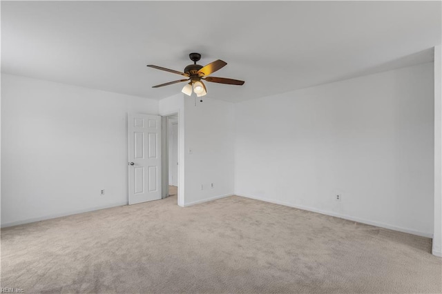 625 Ridge Cir, Chesapeake, VA 23320 - unfurnished room featuring a ceiling fan and light carpet