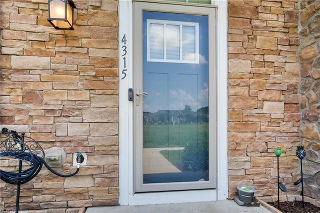 4315 Sconce, Williamsburg, VA 23188 - property entrance with brick siding