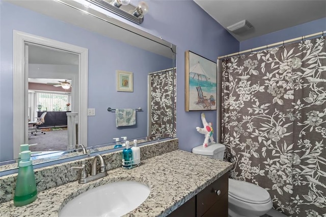1292 Holly Point Rd, Virginia Beach, VA 23454 - bathroom with vanity and a shower with shower curtain