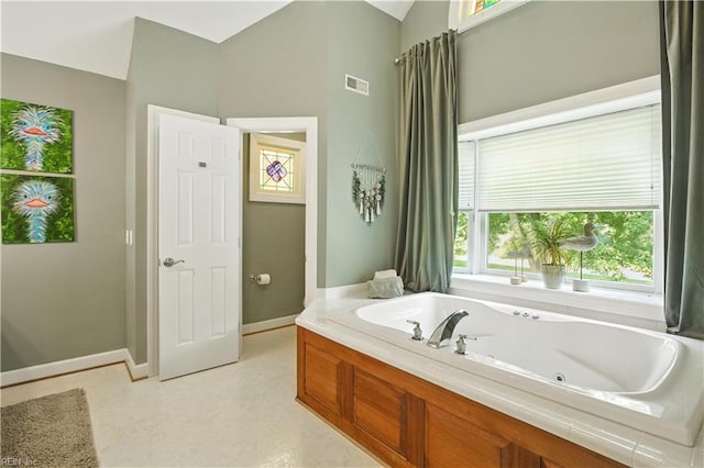 1832 Pitchkettle Rd, Suffolk, VA 23434 - bathroom with a jetted tub and baseboards