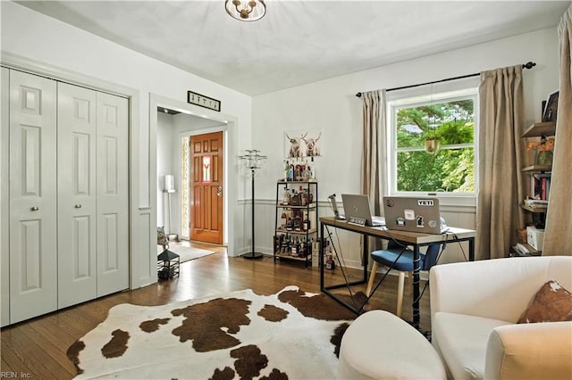 1832 Pitchkettle Rd, Suffolk, VA 23434 - home office featuring wood finished floors