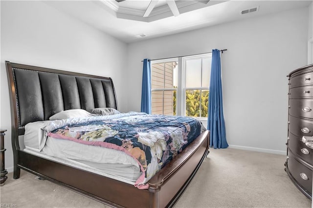 600 Grimes Way, Chesapeake, VA 23324 - bedroom with light carpet and crown molding