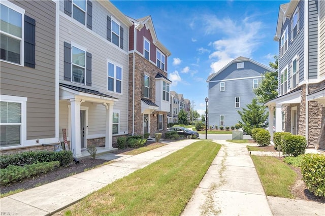 600 Grimes Way, Chesapeake, VA 23324 - view of road with a residential view and sidewalks