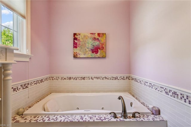 201 Glebe Spring Ln, Yorktown, VA 23693 - full bathroom with a tub with jets