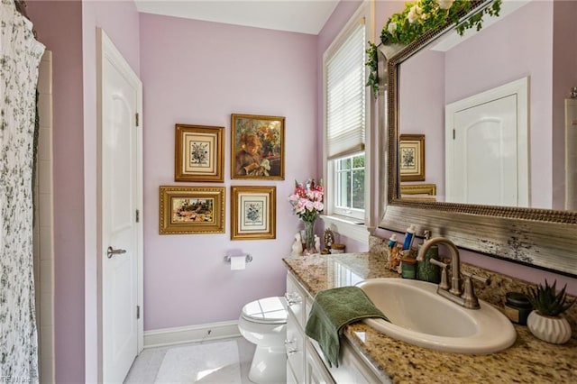 201 Glebe Spring Ln, Yorktown, VA 23693 - bathroom with vanity and a shower with curtain