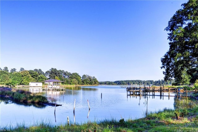 66 Heron Harbor Way, Hudgins, VA 23076 - dock with a water view