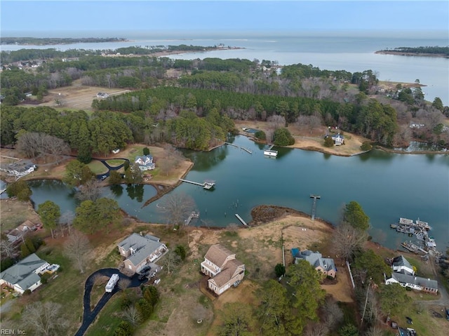 66 Heron Harbor Way, Hudgins, VA 23076 - aerial overview of property's location featuring a nearby body of water