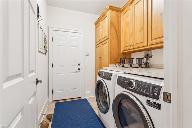 2841 Bennetts Pond Rd, Williamsburg, VA 23185 - laundry room with washer and dryer and cabinet space