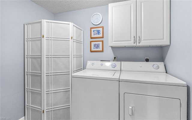 708 Inlet Quay Quay Unit D, Chesapeake, VA 23320 - laundry room with cabinet space, washer and clothes dryer, and a textured ceiling