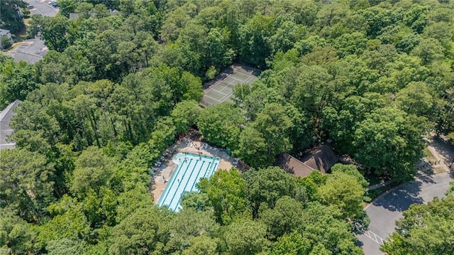 708 Inlet Quay Quay Unit D, Chesapeake, VA 23320 - aerial view of property's location with a forest