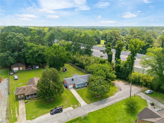 201 Jarvis Rd, Chesapeake, VA 23323 - aerial view of a heavily wooded area