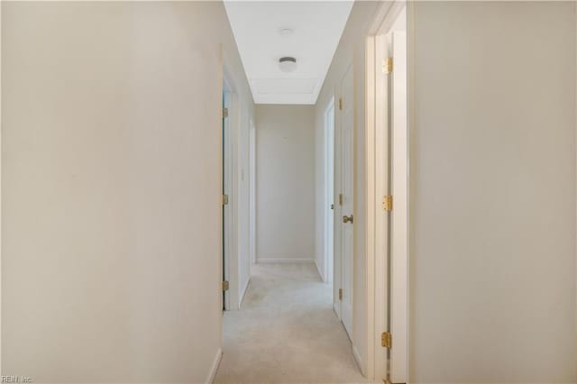 106 Deep Water Cv, Newport News, VA 23606 - corridor featuring light colored carpet and baseboards