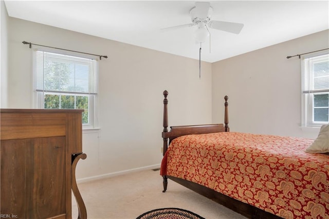 106 Deep Water Cv, Newport News, VA 23606 - bedroom featuring light carpet and a ceiling fan