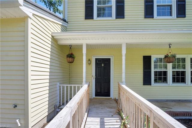 106 Deep Water Cv, Newport News, VA 23606 - property entrance featuring a porch