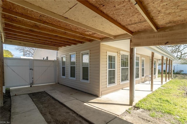 3205 Moat Ln, Chesapeake, VA 23325 - view of patio with a gate