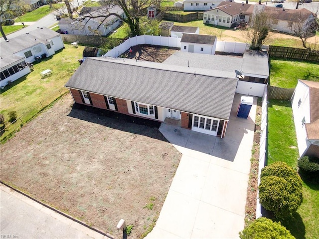 3205 Moat Ln, Chesapeake, VA 23325 - aerial perspective of suburban area