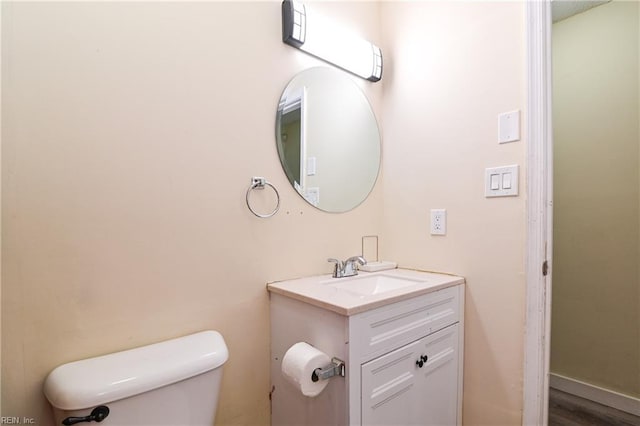 2813 Squire Ct, Chesapeake, VA 23323 - half bathroom with toilet and vanity