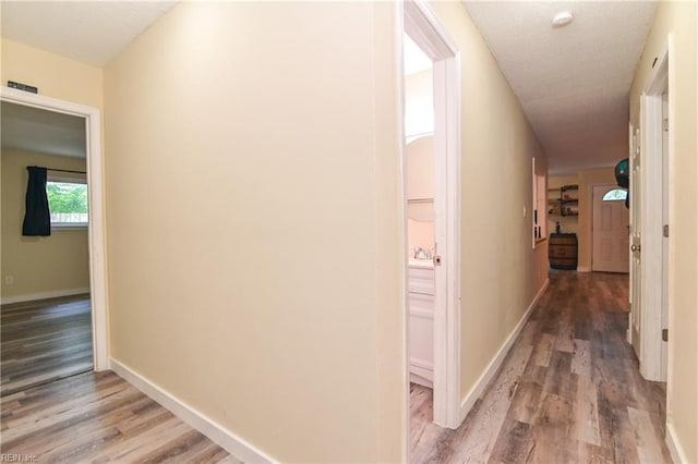2813 Squire Ct, Chesapeake, VA 23323 - hall with wood finished floors