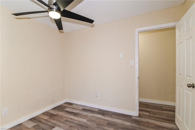 2813 Squire Ct, Chesapeake, VA 23323 - empty room with wood finished floors and ceiling fan