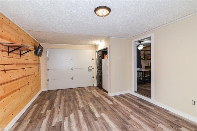 2813 Squire Ct, Chesapeake, VA 23323 - garage with freestanding refrigerator and baseboards