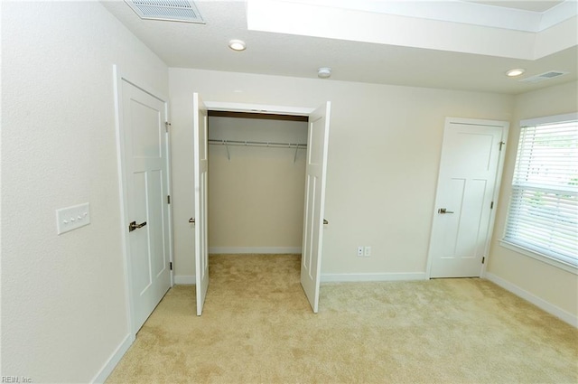 1604 Redwing Arch, Chesapeake, VA 23323 - unfurnished bedroom with light carpet, a closet, and recessed lighting