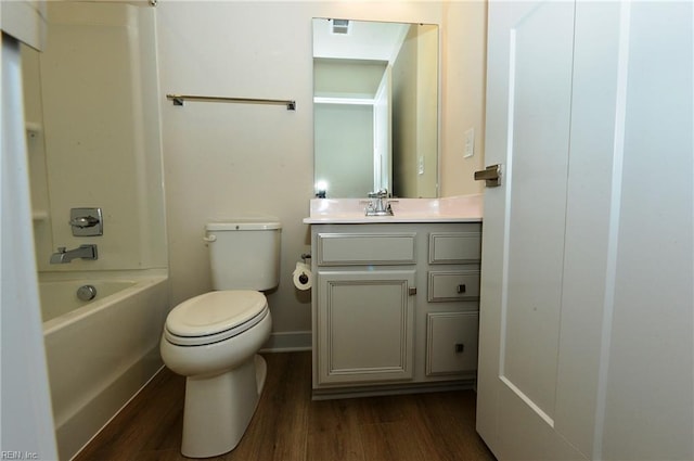 1604 Redwing Arch, Chesapeake, VA 23323 - bathroom featuring wood finished floors, vanity, and washtub / shower combination