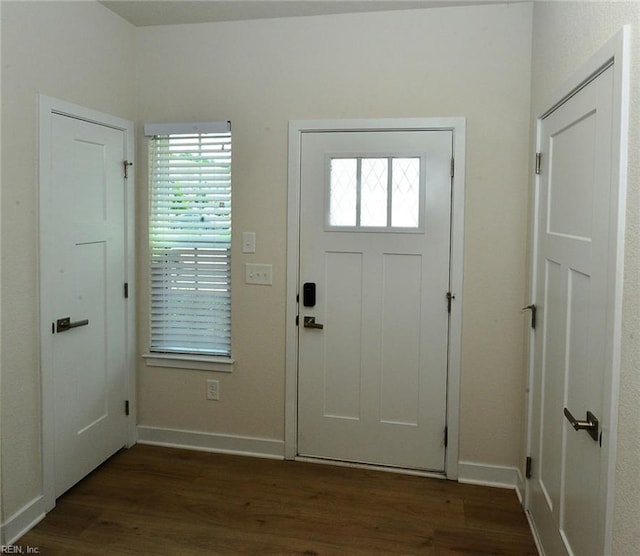 1604 Redwing Arch, Chesapeake, VA 23323 - foyer entrance with dark wood-style floors and healthy amount of natural light
