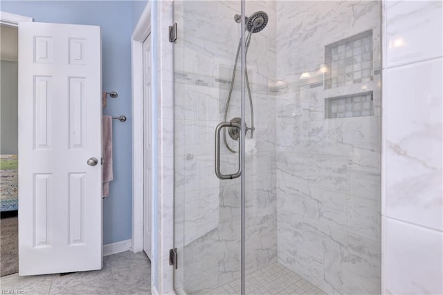 2712 Holly Ridge Ln, Williamsburg, VA 23185 - full bathroom featuring a stall shower and ensuite bathroom