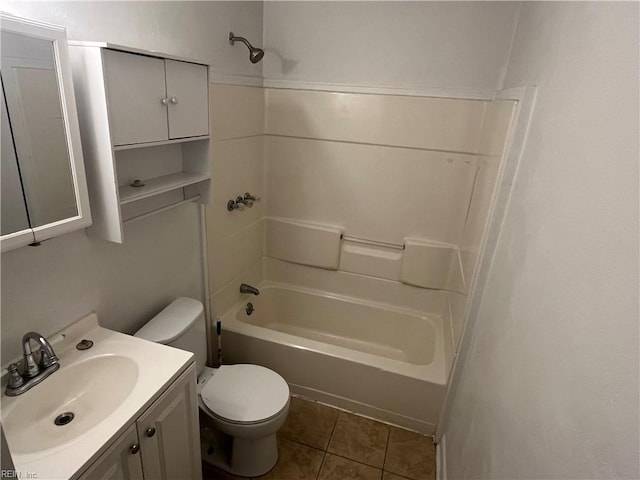 639 Fairfield Blvd, Hampton, VA 23669 - full bathroom featuring washtub / shower combination, vanity, and tile patterned flooring