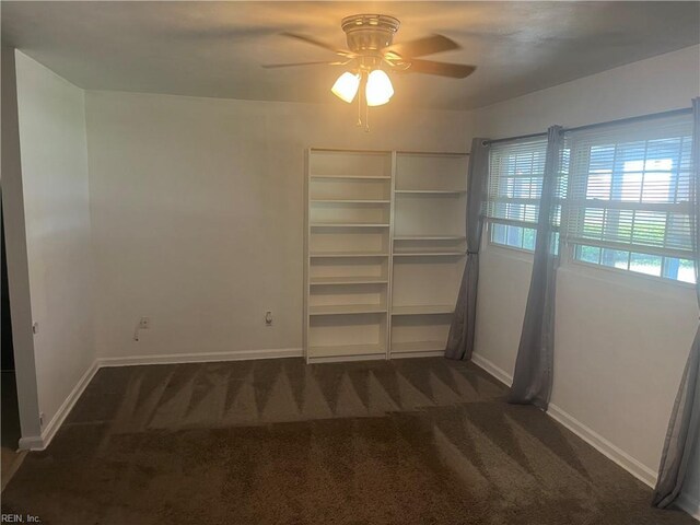 639 Fairfield Blvd, Hampton, VA 23669 - unfurnished bedroom with carpet floors and ceiling fan