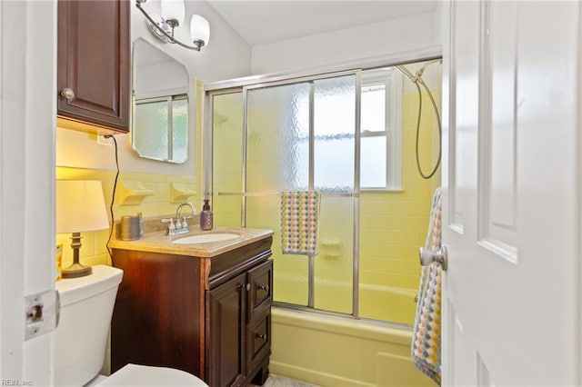 2805 Point Ct, Chesapeake, VA 23321 - bathroom with shower / bath combination with glass door and vanity