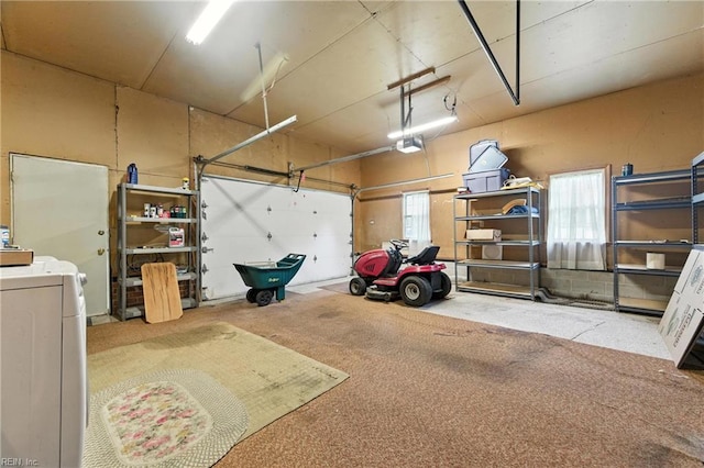 60 Dillwyn Dr, Newport News, VA 23602 - garage featuring a garage door opener and washing machine and dryer
