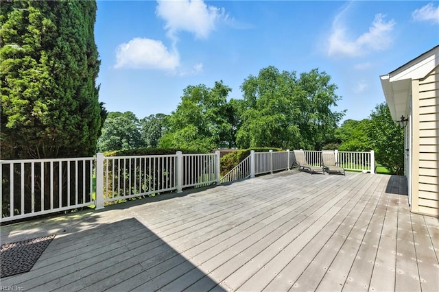 60 Dillwyn Dr, Newport News, VA 23602 - wooden deck with view of wooded area