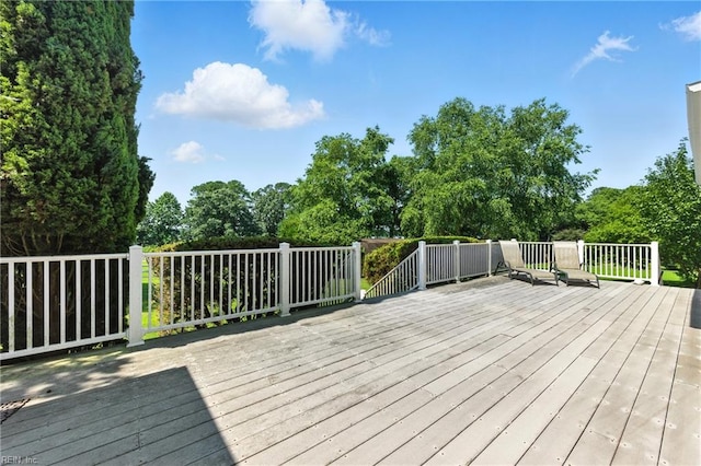 60 Dillwyn Dr, Newport News, VA 23602 - deck featuring view of wooded area